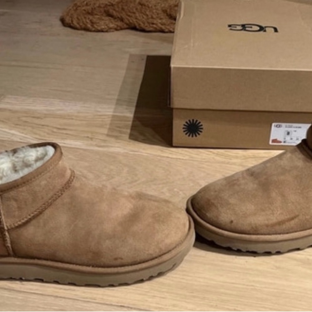 Ugg booties- worn twice because wrong size was pu… - image 2